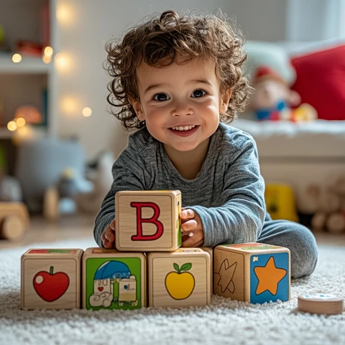 Мальчик 3 лет на уроке с логопедом