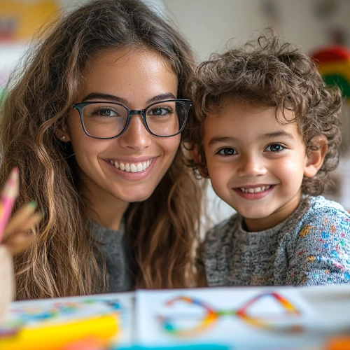 Постановка звука Л - ребёнок на уроке с логопедом